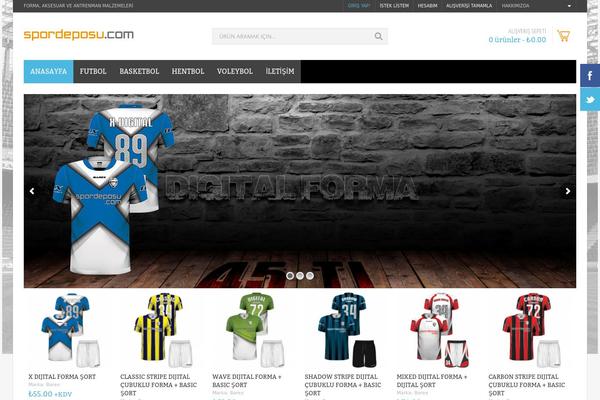 OXY theme site design template sample