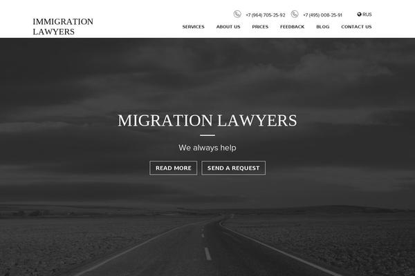 Awaken theme site design template sample
