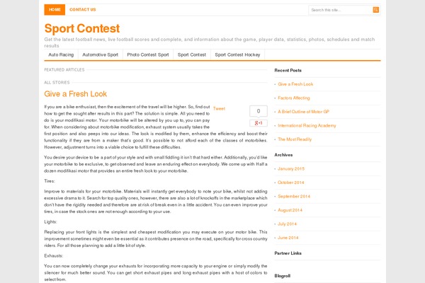 Freshlife theme site design template sample