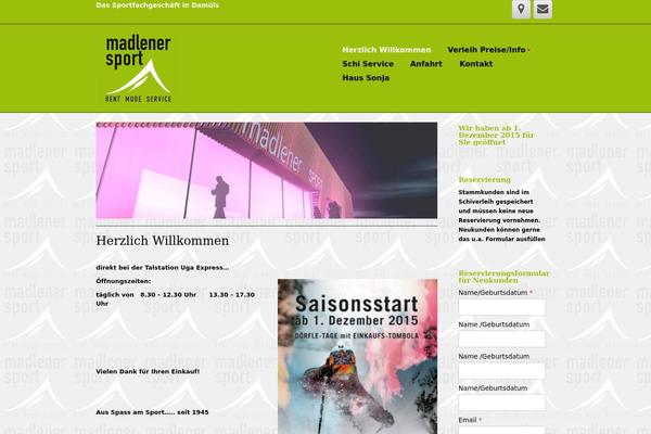 Ashe theme site design template sample