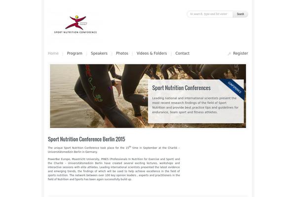 Evento theme site design template sample