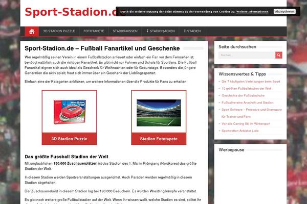 Site using Wp-magnific-master plugin