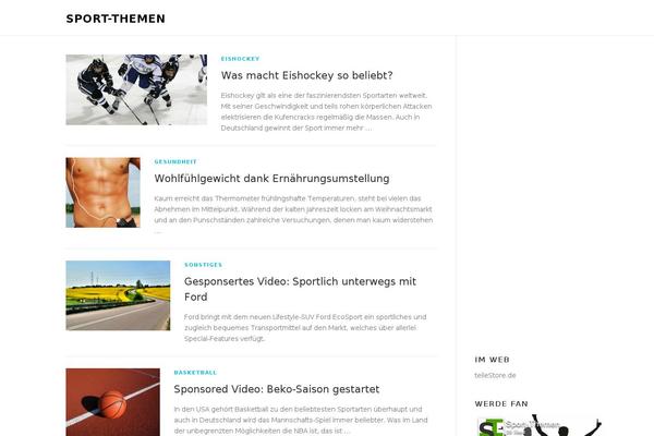 OnePress theme site design template sample