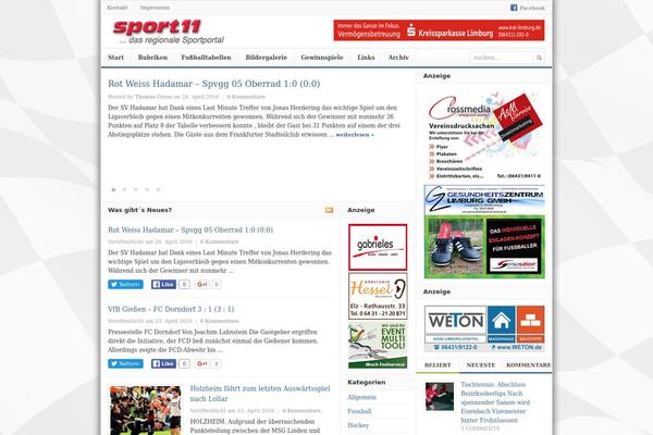 Daily theme site design template sample