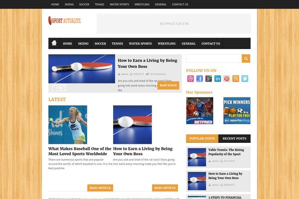 Swift theme site design template sample