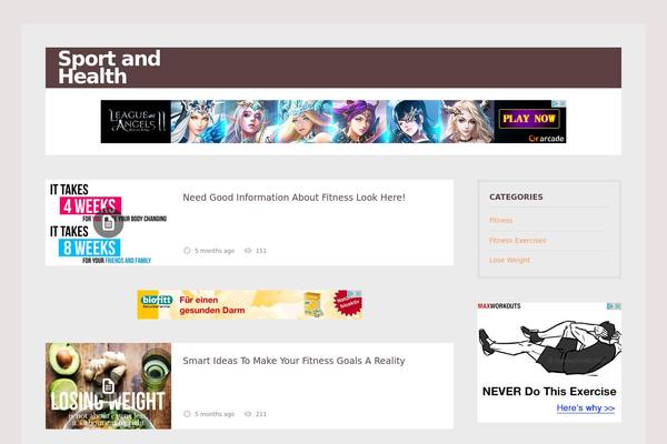 Truemag theme site design template sample