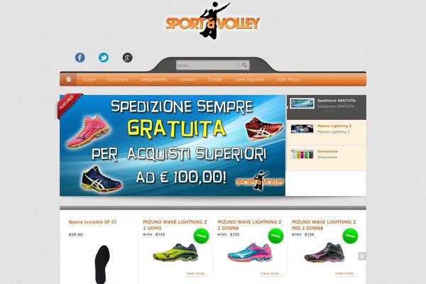 Bellissima theme site design template sample