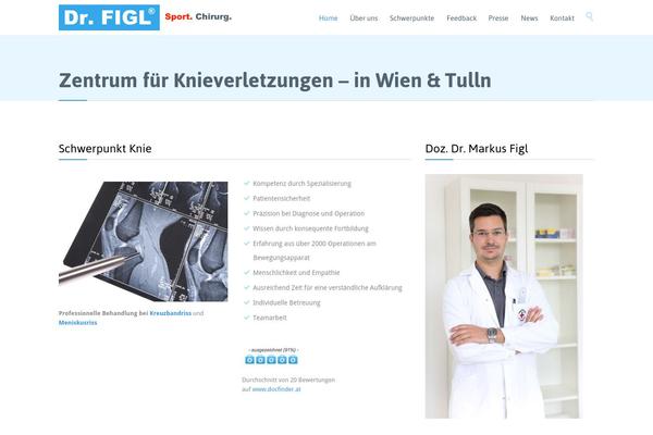 HealthCenter theme site design template sample