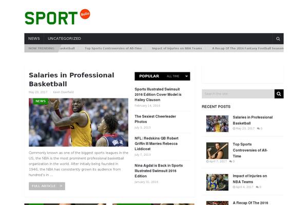 NewsOnline theme site design template sample