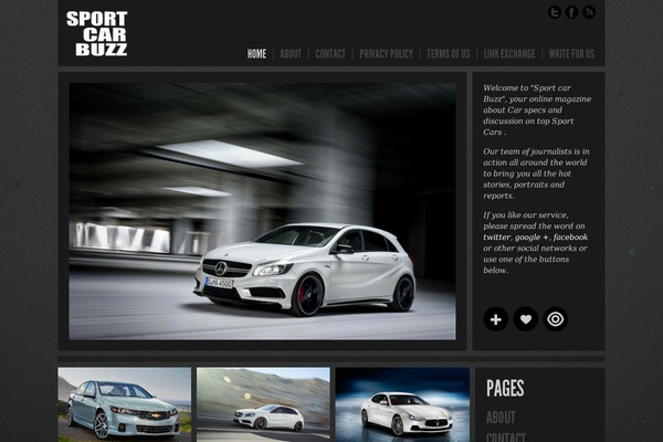 Big Easy theme site design template sample