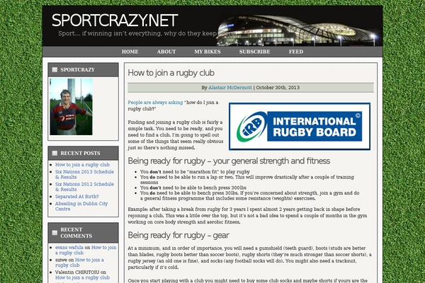 Rookie theme site design template sample
