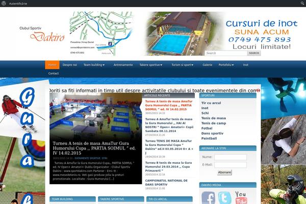 Sportpress theme site design template sample
