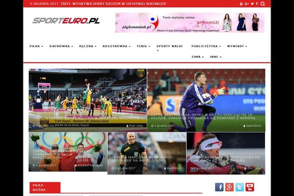 Newspaper theme site design template sample