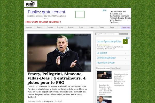 Newsworthy theme site design template sample