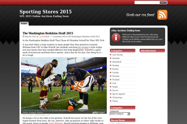 Studiopress_red theme site design template sample