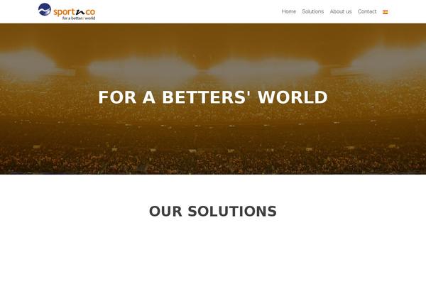 Zerif Pro theme site design template sample