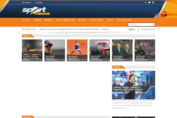 Sportnews theme websites examples