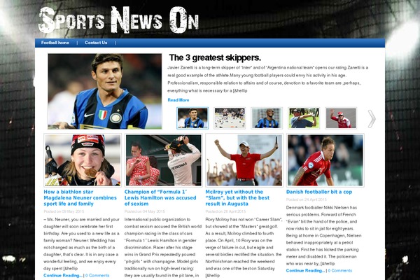 Premiumnews theme site design template sample