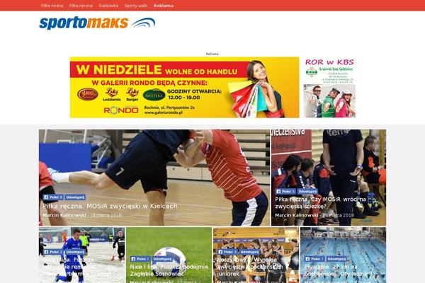 Top-news theme site design template sample