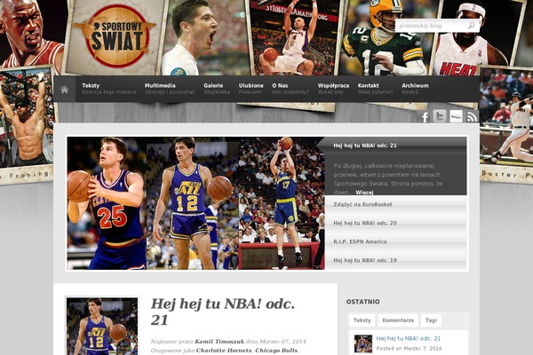 Revolution theme site design template sample