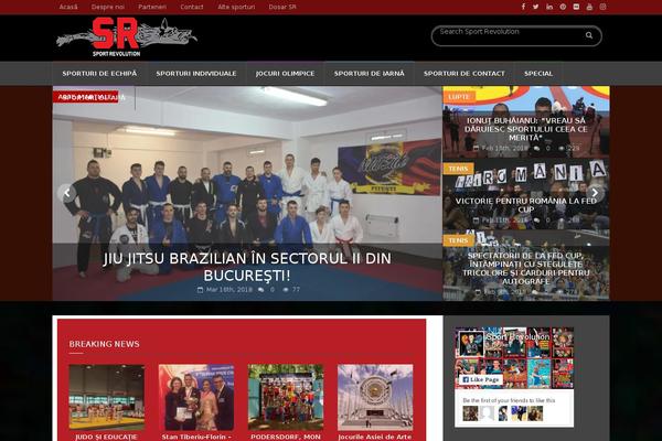 Local News theme site design template sample