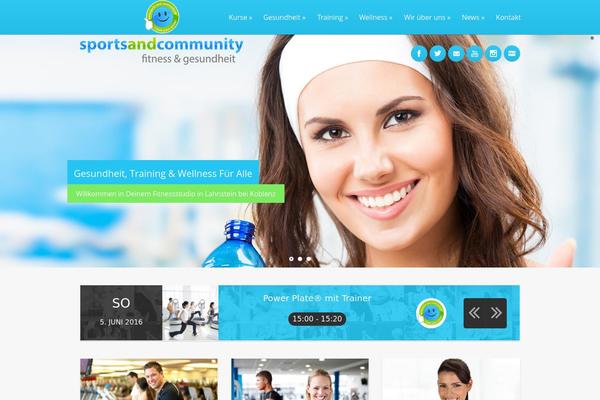 Sport theme site design template sample