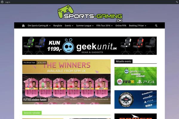 Site using TablePress plugin