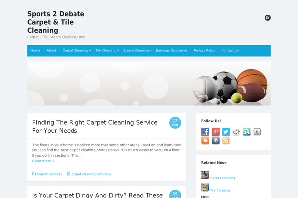 The Box theme site design template sample