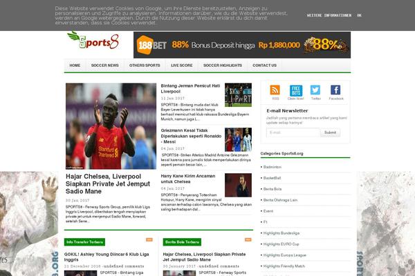 Newswire theme site design template sample