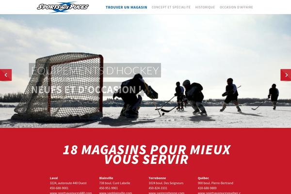 Sportsauxpuces theme site design template sample