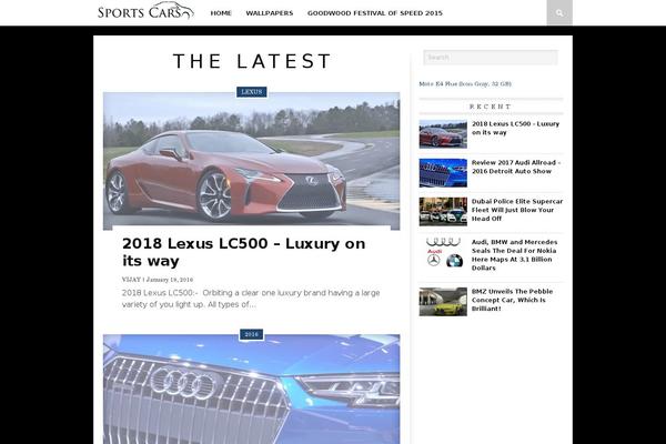 Site using Theia-post-slider plugin