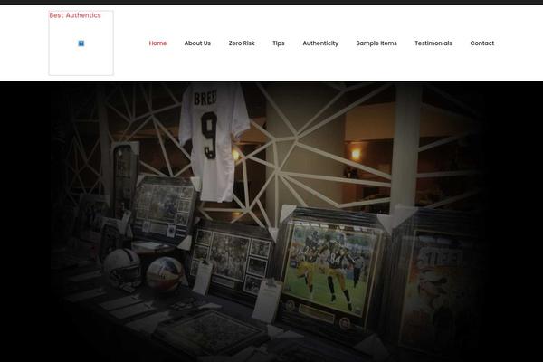 Alone theme site design template sample