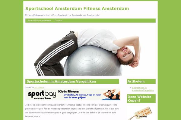 PersonalTrainer theme site design template sample