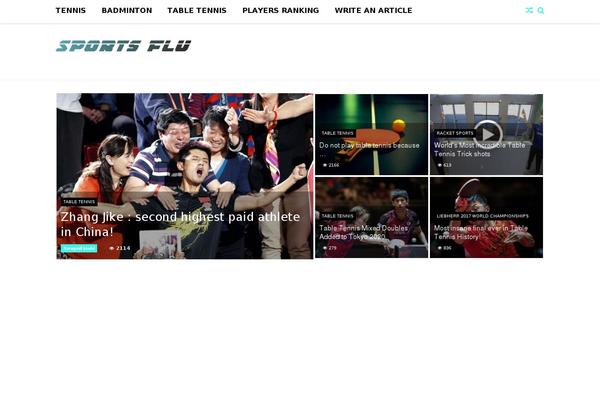 sportsflu.com site used Sportsmag-pro