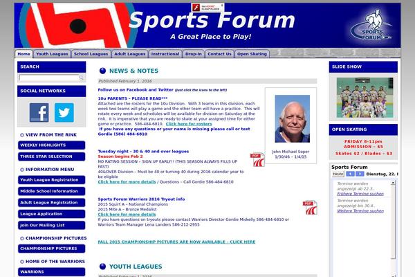 Site using Announcer plugin