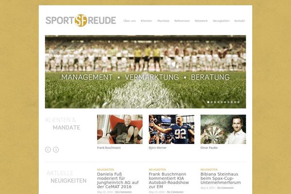 Craft theme site design template sample