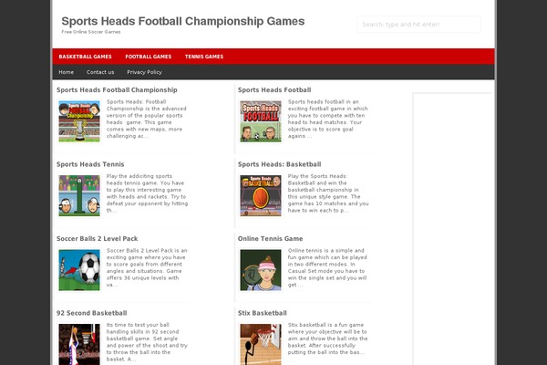 Gemer theme site design template sample
