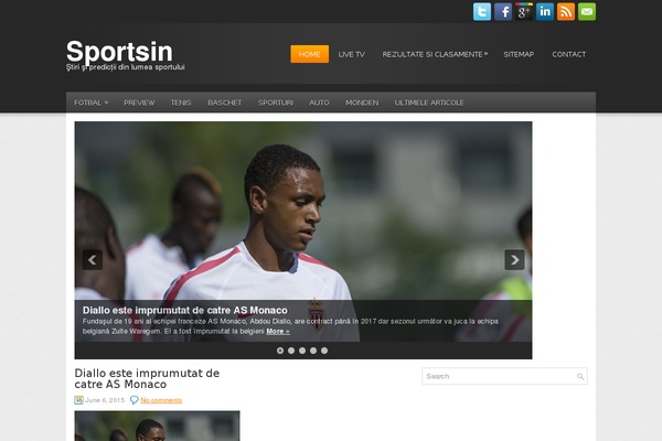 Upstream theme site design template sample