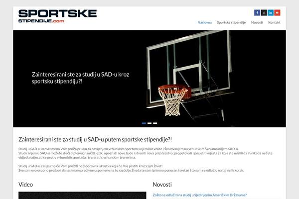 Spacious theme site design template sample