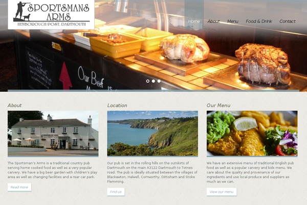 White Rock theme site design template sample