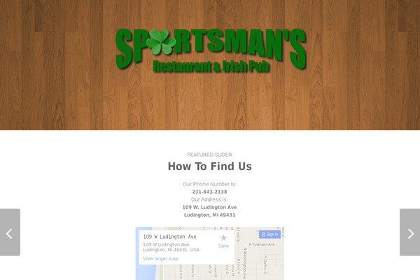 The One Pager theme site design template sample