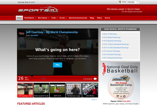 SuperMag theme site design template sample
