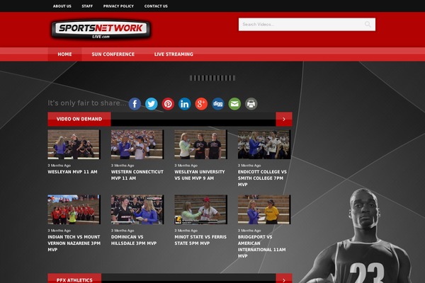 Videopress theme site design template sample