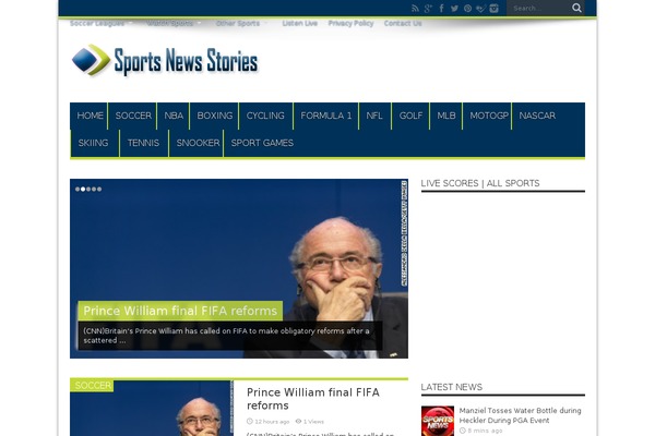 Jarida theme site design template sample