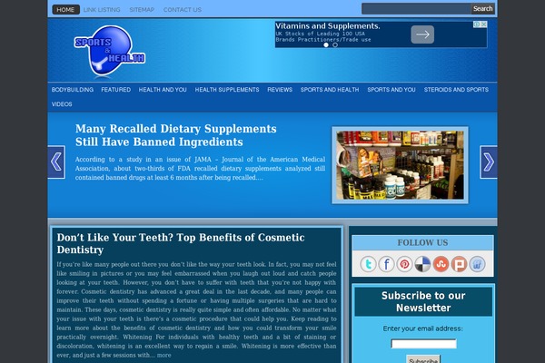 Epsilon theme site design template sample