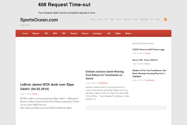 Momentum theme site design template sample