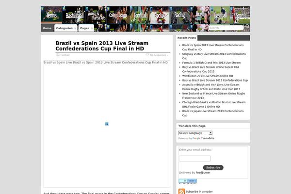 Suffusion theme site design template sample