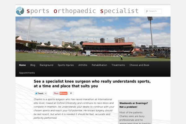 sportsorthopaedicspecialist.co.uk site used Sportsorthopaedicspecialist