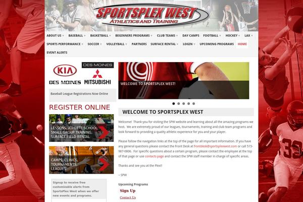 Point theme site design template sample