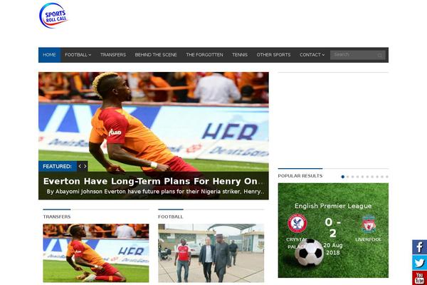Sportsline theme site design template sample